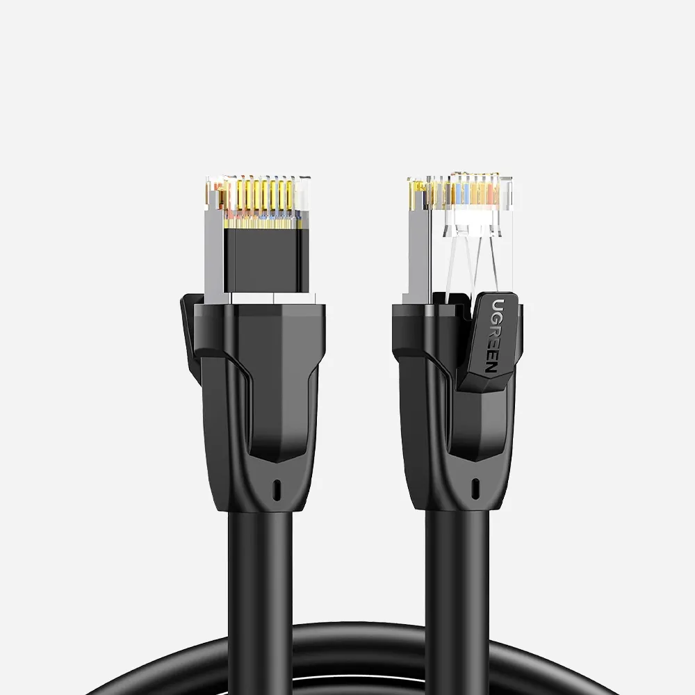 UGREEN 70327 Cat 8  NW121 1m Pure Copper Ethernet Cable Black