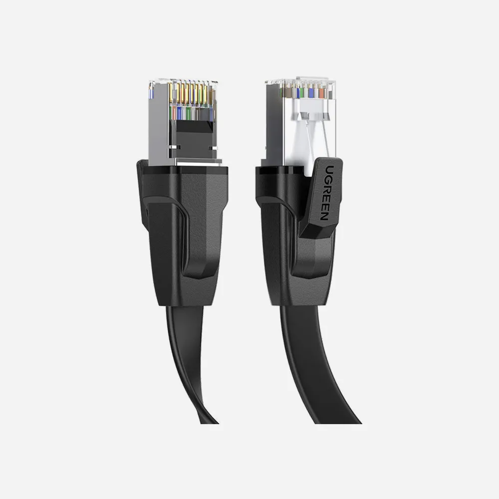 [10982] UGREEN NW134 Cat 8 U/FTP 3m Pure Copper Ethernet Cable Black (10982)