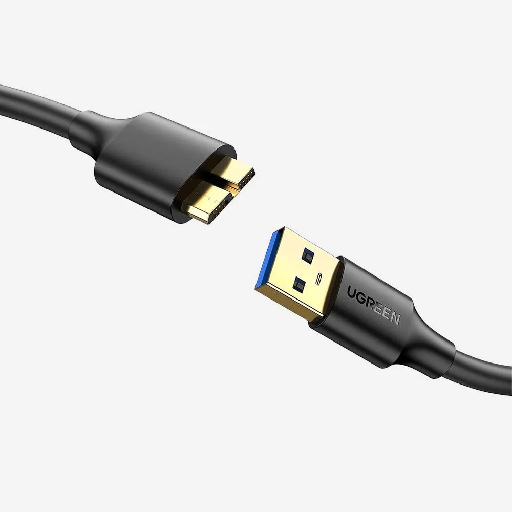 [10841] UGREEN 10841 USB-A 3.0 Male to Micro USB 3.0 Male Cable 1m Black