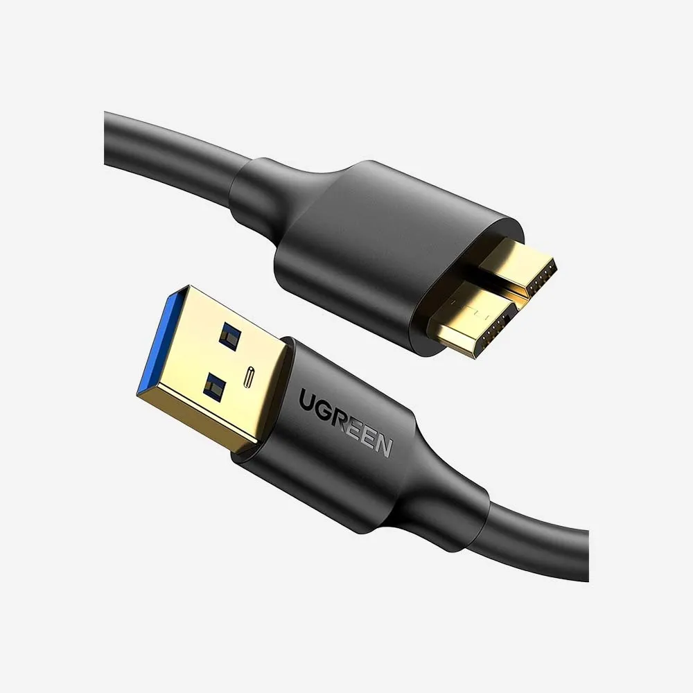 [10841] UGREEN USB-A 3.0 Male to Micro USB 3.0 Male Cable 1m Black (10841)