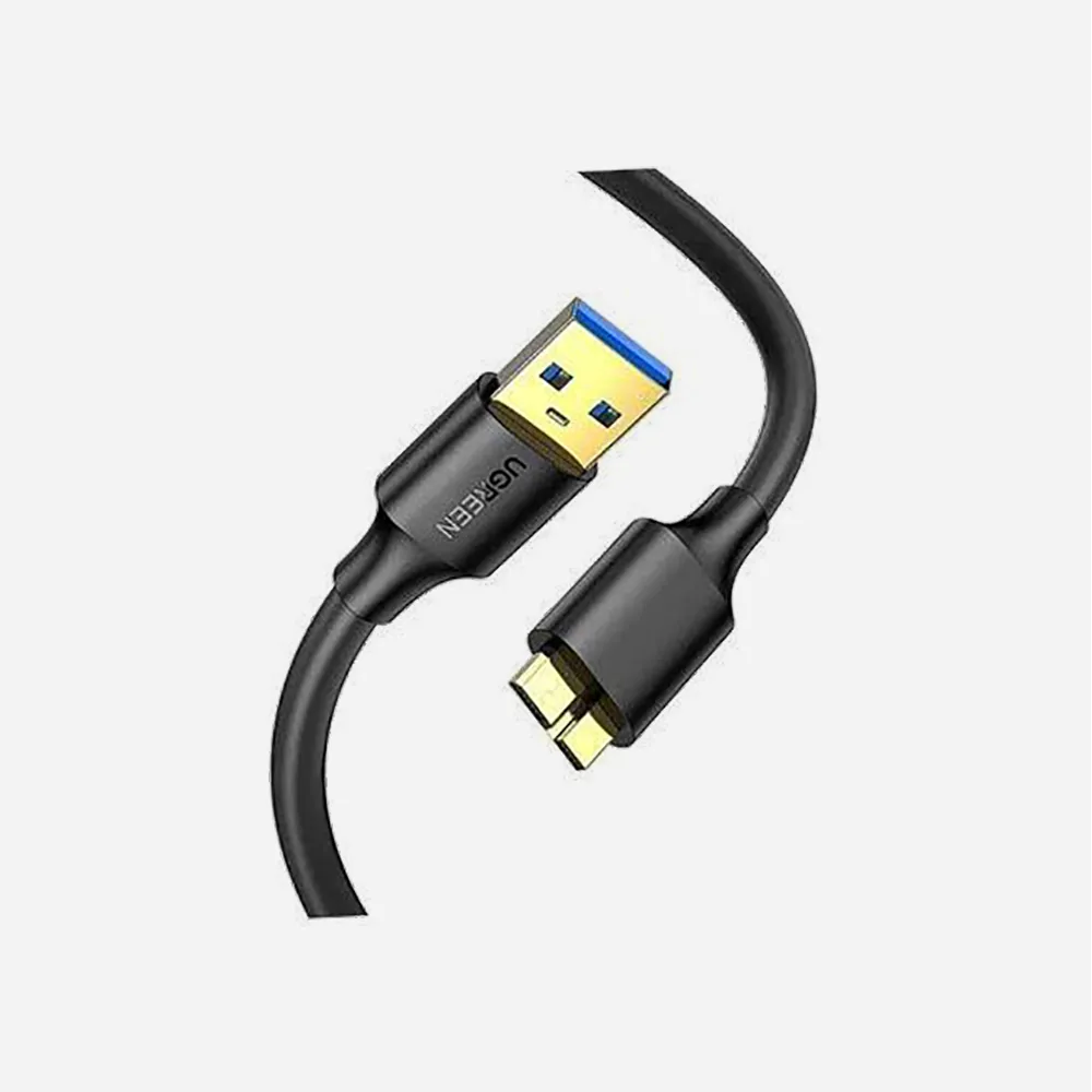 [10841] UGREEN USB-A 3.0 Male to Micro USB 3.0 Male Cable 1m Black (10841)