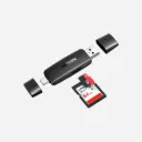 UGREEN 80191 USB-C +USB TF/SD 3.0 Card Reader Multifunction Card Reader Black