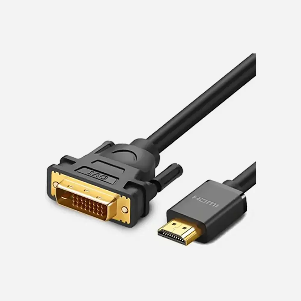 UGREEN 10135 2m HDMI Male to DVI Male 2K Cable Black