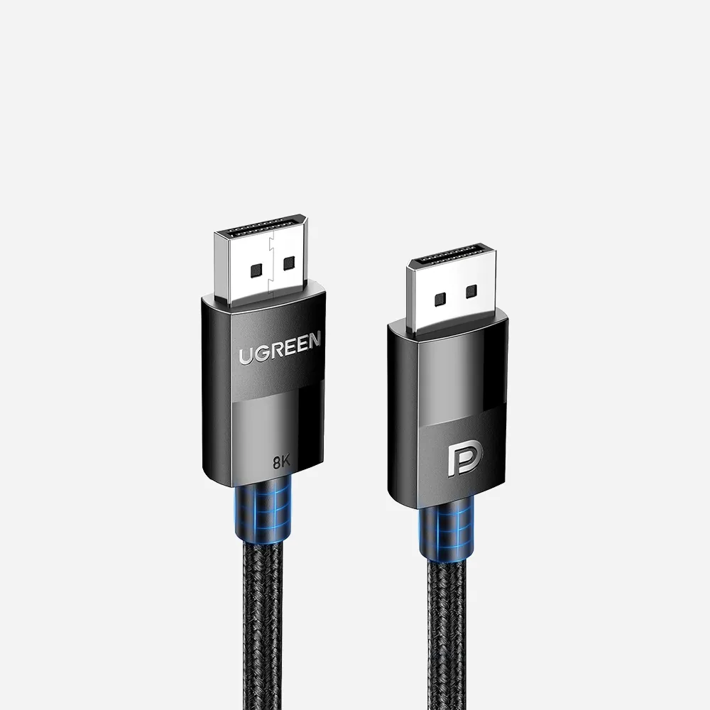 [80392] UGREEN 80392 2M 8K Displayport Cable Black