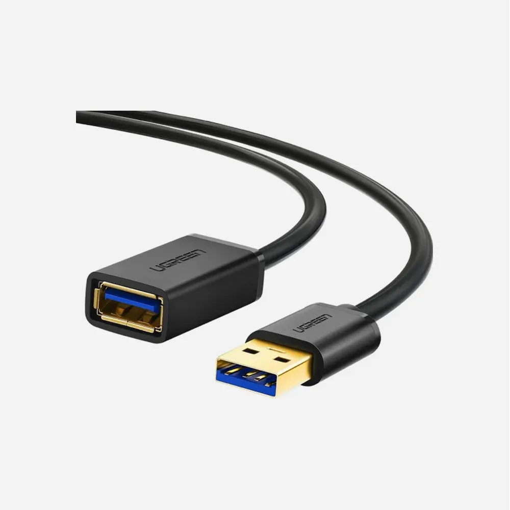 [10368] UGREEN USB-A 3.0 Male 1m Extension Cable Black (10368)