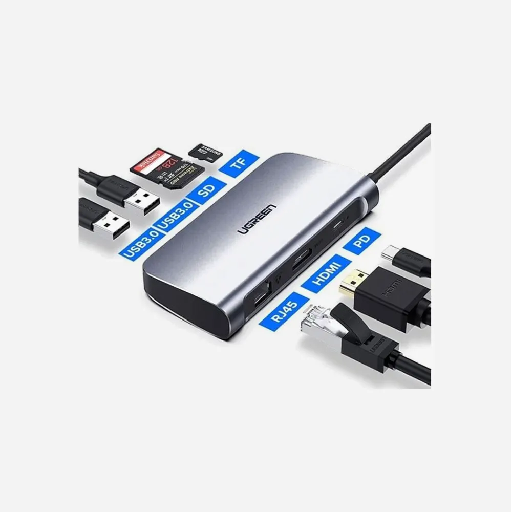 [50852] UGREEN 7-in-1 USB-C Multifunction Hub  Adapter / 50852