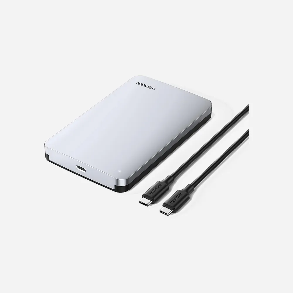 [70499] UGREEN CM300 2.5" SATA External Hard Drive Enclosure (White 70499)