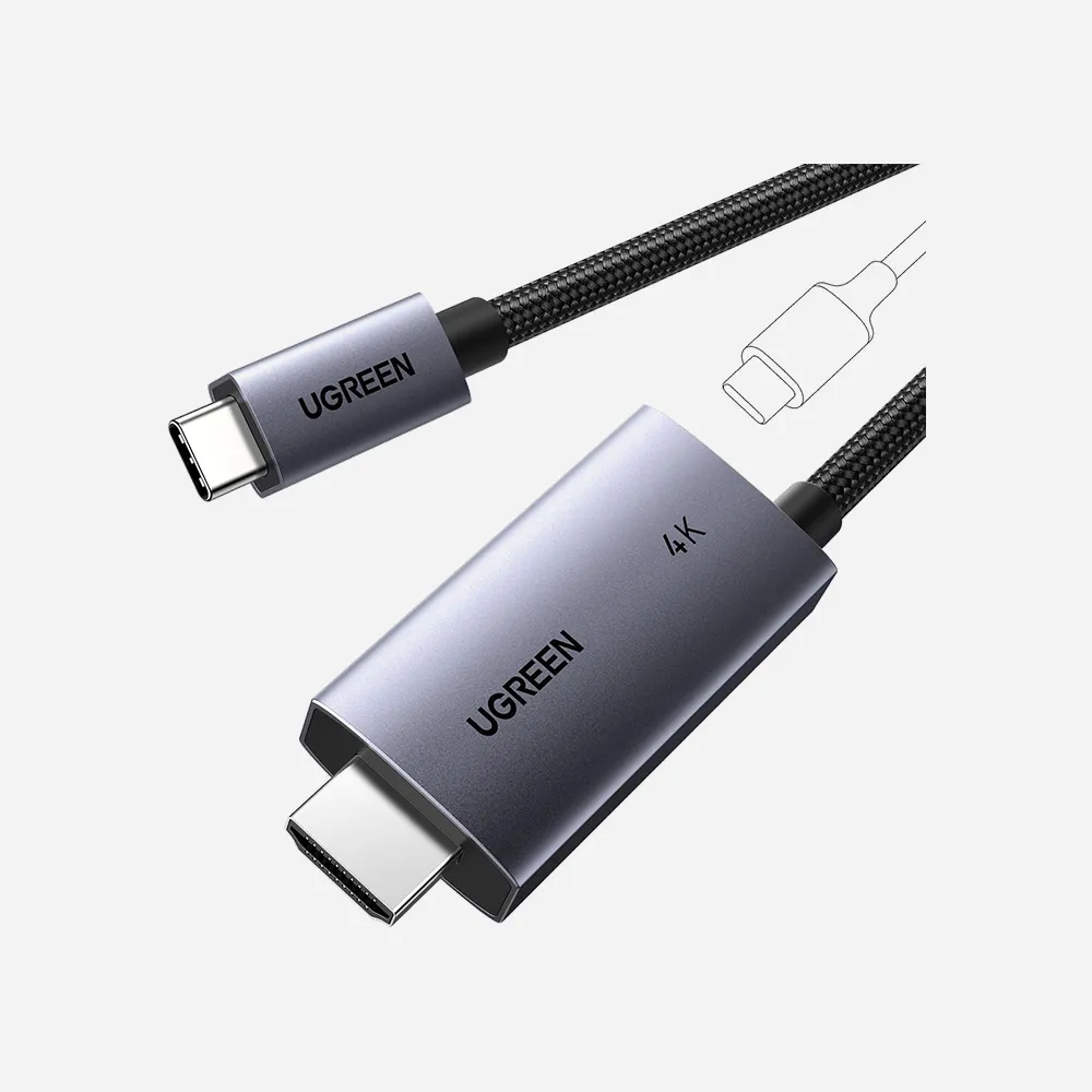 [55330] UGREEN USB C to HDMI Cable 100W PD 4K 60Hz 2M-55330