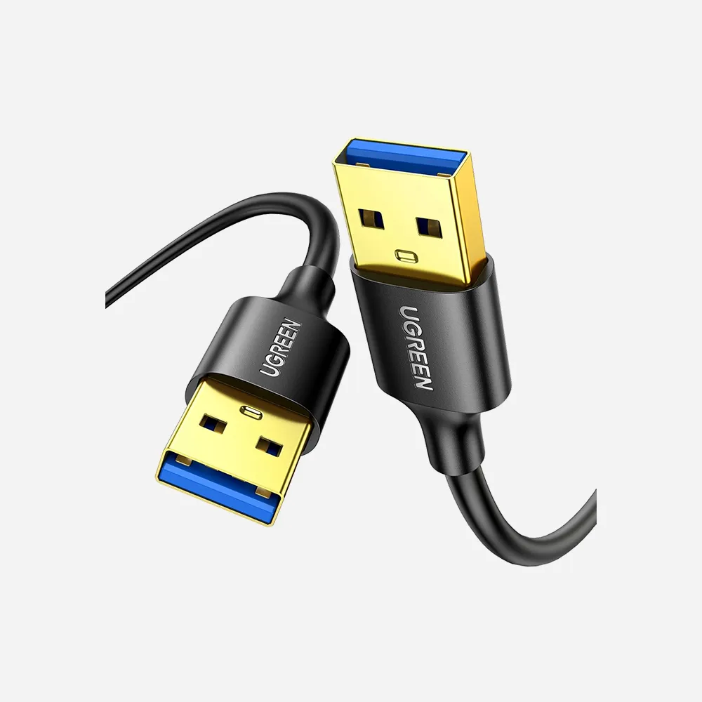 [10370] UGREEN USB-A 3.0 Male to USB-A 3.0 Male 1m Cable Black (10370)