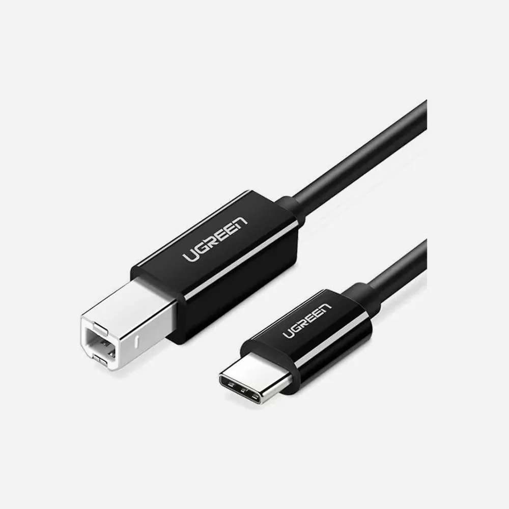 [80811] UGREEN 1m USB-C to USB-B Printer Cable Black (80811)