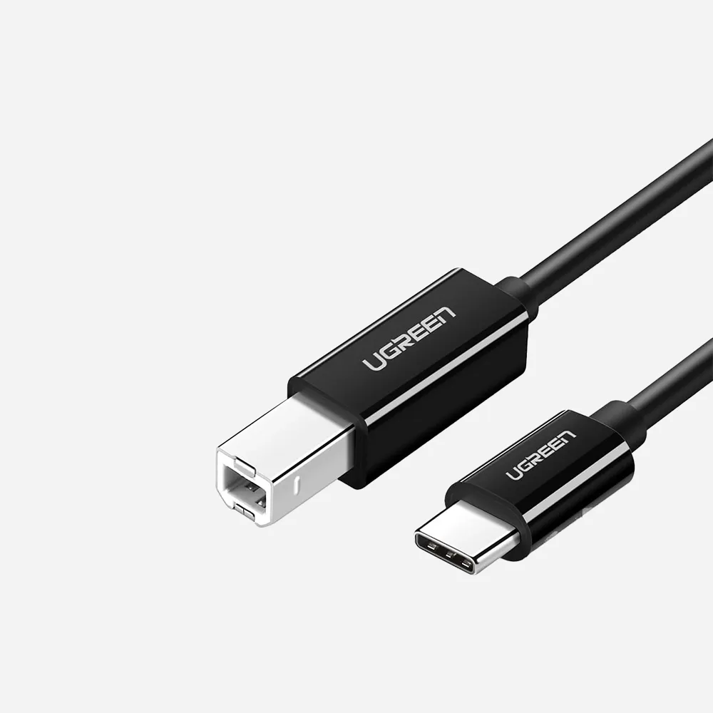 UGREEN 80811 1m USB-C to USB-B Printer Cable Black