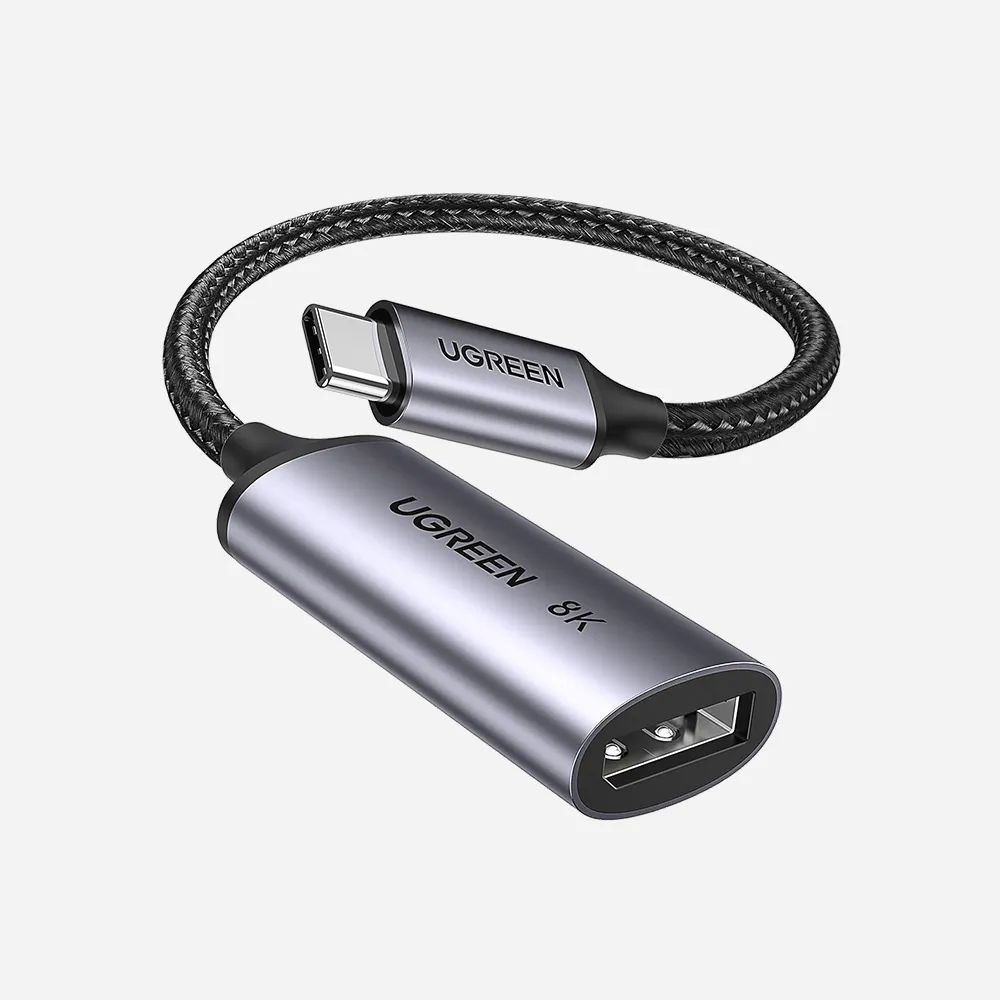 [15575] UGREEN USB C to DisplayPort 1.4 10cm-15575