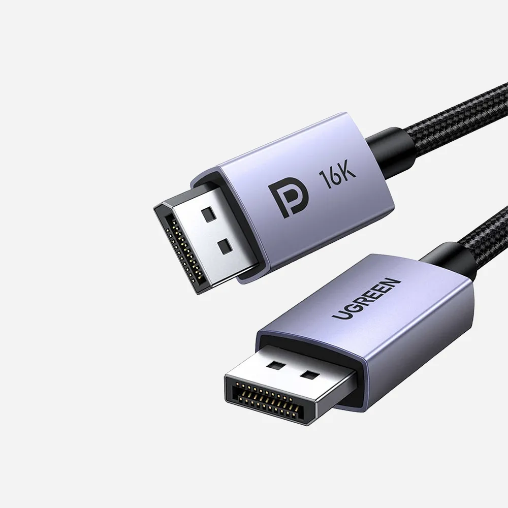 [15383] UGREEN DisplayPort 16K 1m Cable Black (15383)