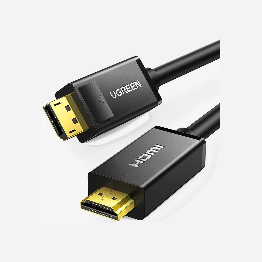 UGREEN 10202 Display Male to HDMI 4K 30Hz 2m Cable Black