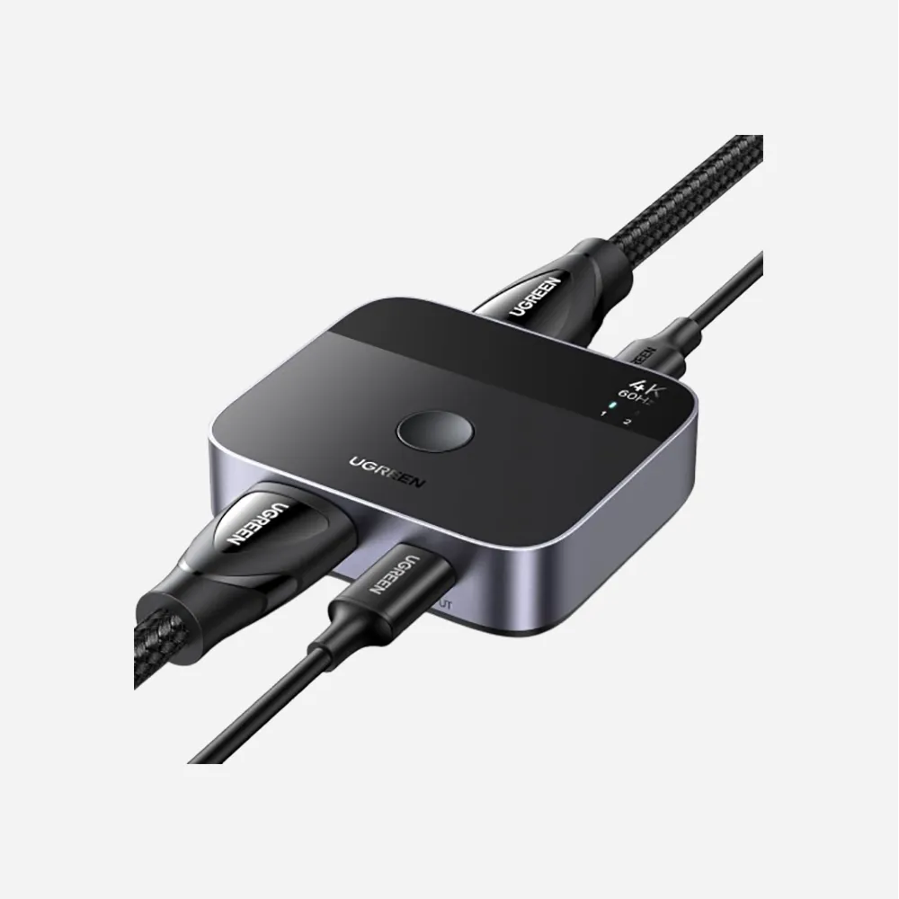 [55452] UGREEN USB-C+HDMI Switch 2 In 1 Out + USB-C charging 5V - 1A-55452