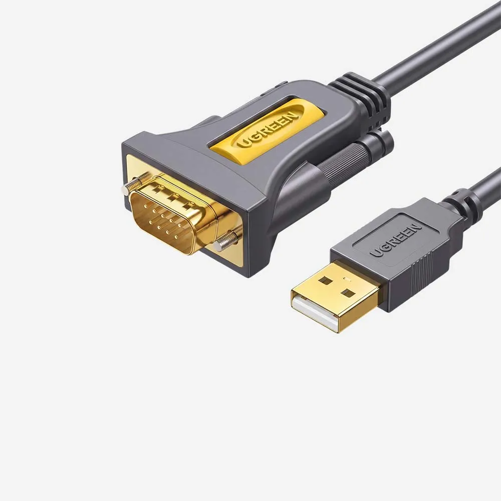 [20211] UGREEN 20211 USB-A to DB9 RS232 Male 1.5m Cable Black