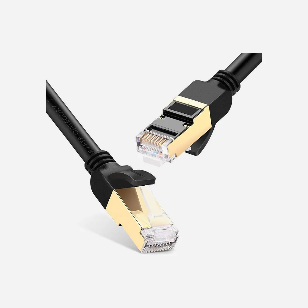 UGREEN Cat 7 F/FTP LAN Cable 0.5m Black (11229)