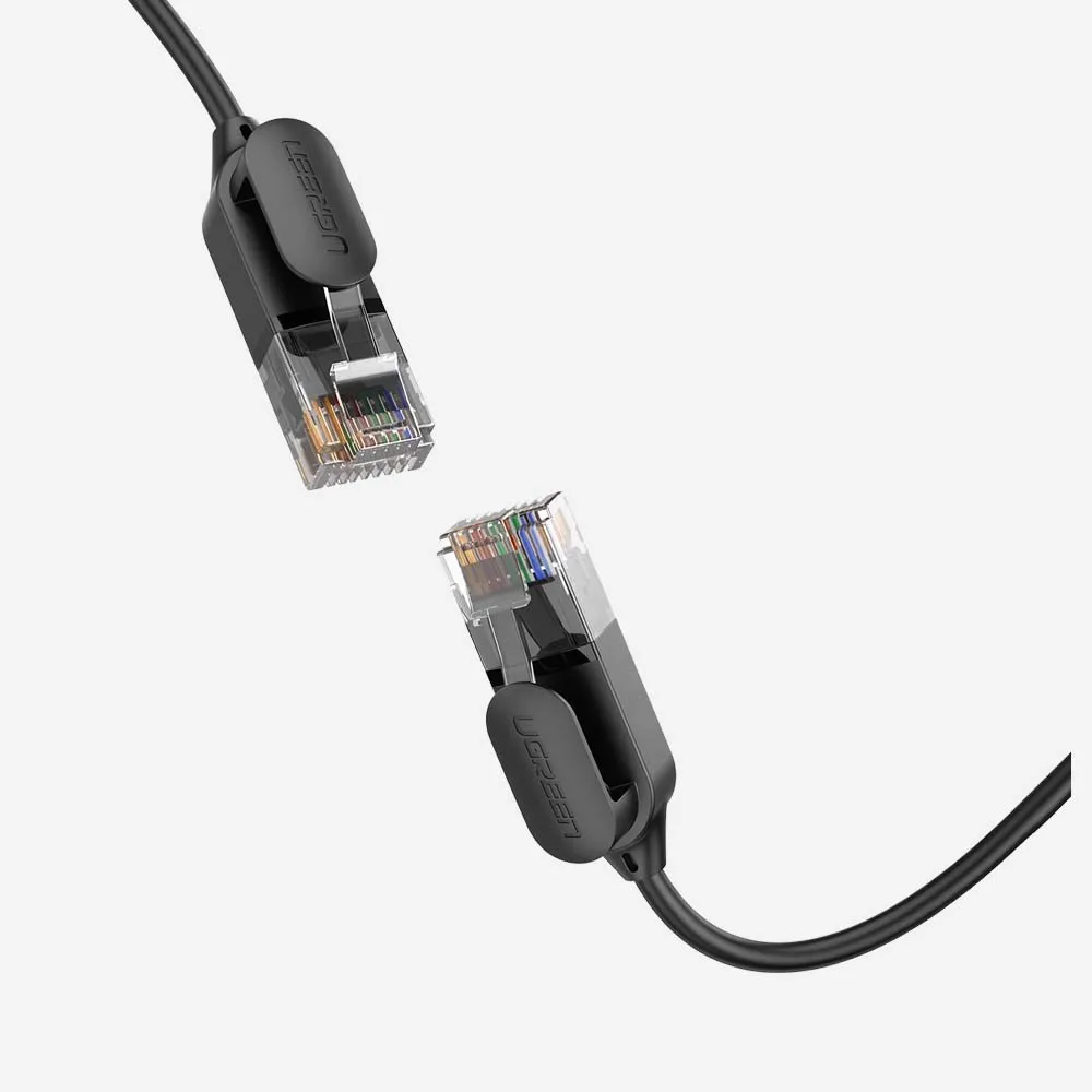[70654] UGREEN 70654 Cat6A 5m Pure Copper Ethernet Cable Black