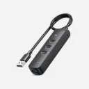 UGREEN 80657 Hub-USB-A 3.0 To 4 Port USB-A 3.0 Hub 1m Black