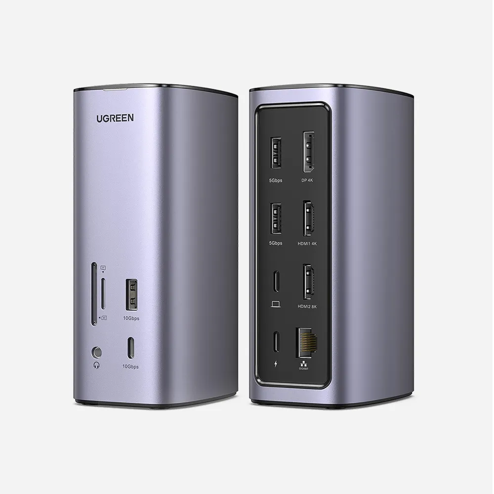UGREEN 90325 Revodok Pro 312 Triple Display 12-in-1 USB-C 8K Universal Docking Station