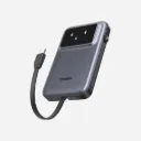 UGREEN 35603 PB511 Uno Power Bank 10000mAh 30W with Built in Cable USB-C Gray