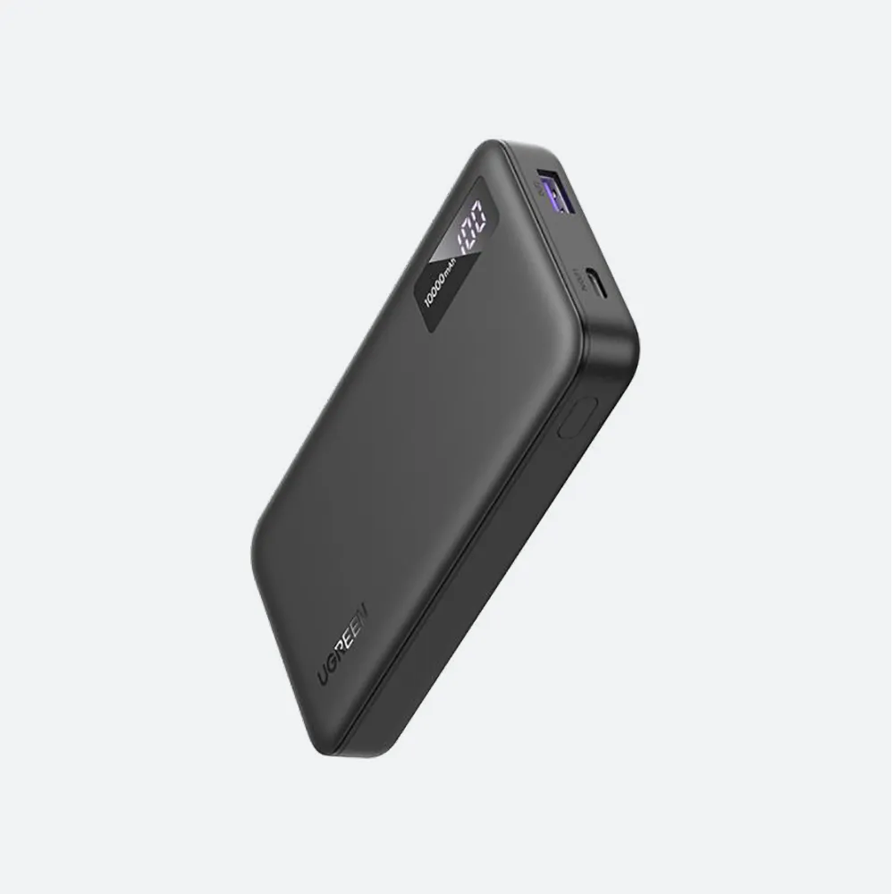 [25742] UGREEN 10000mAh Mini Quick Charging 20W Power Bank Black-25742