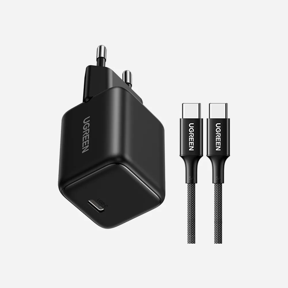 UGREEN X513 30W Fast Wall Charger – 1x USB-C with 1m USB-C Cable (65012)