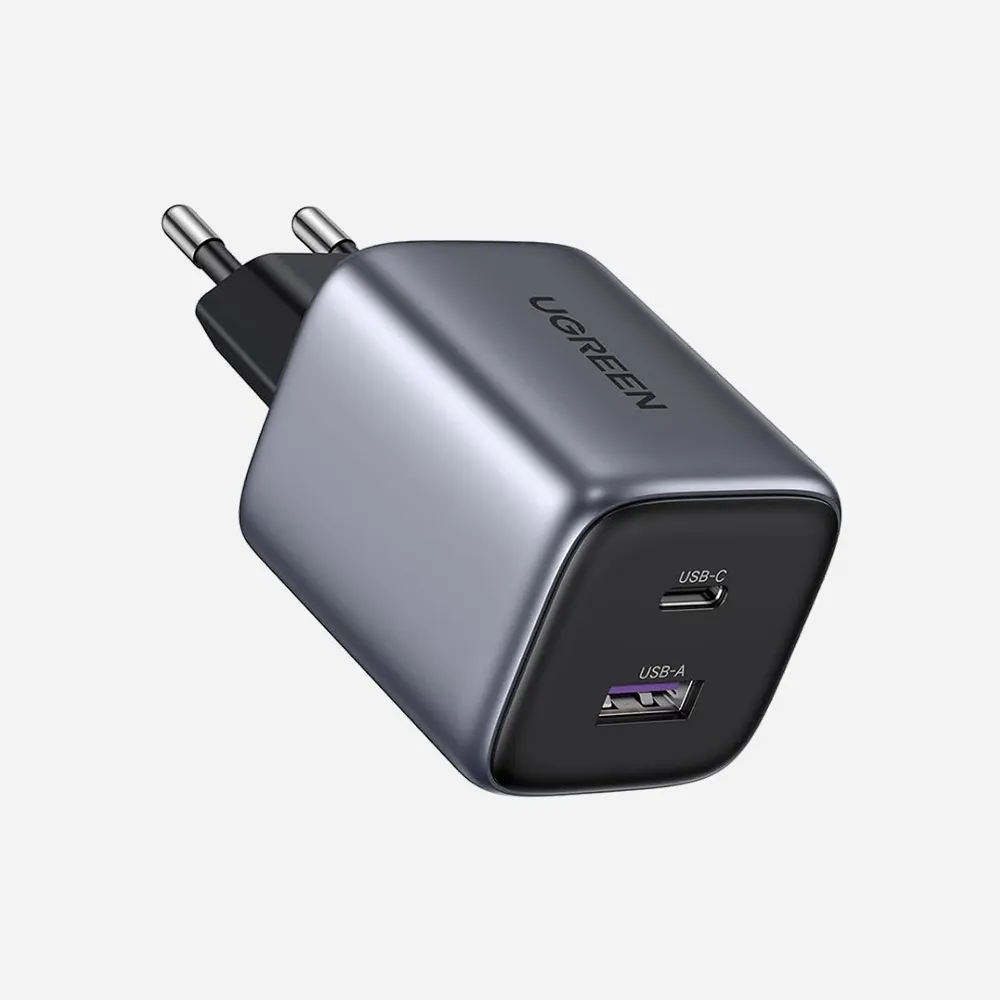 [55539] UGREEN 55539 X516 30W Fast Wall Charger – 1x USB-C, 1x USB-A (55539)