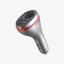UGREEN 60712 84W Car Charger 1-Port USB-C & 1-Port USB-A Fast Charging Adapter Gray