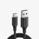 UGREEN 60118 2m USB-A to USB-C Nickel Plating Cable Black