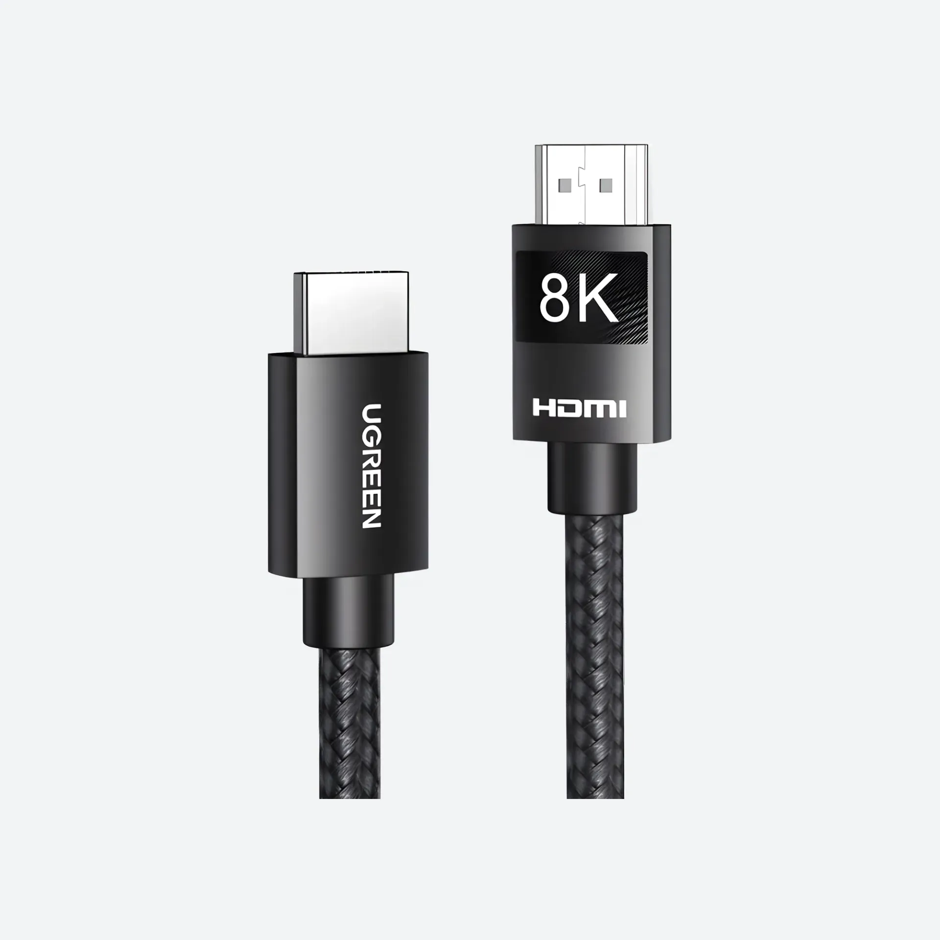 [80405] UGREEN 80405 HD150 8K HDMI Cable Male to Male Braided Black 5M Black