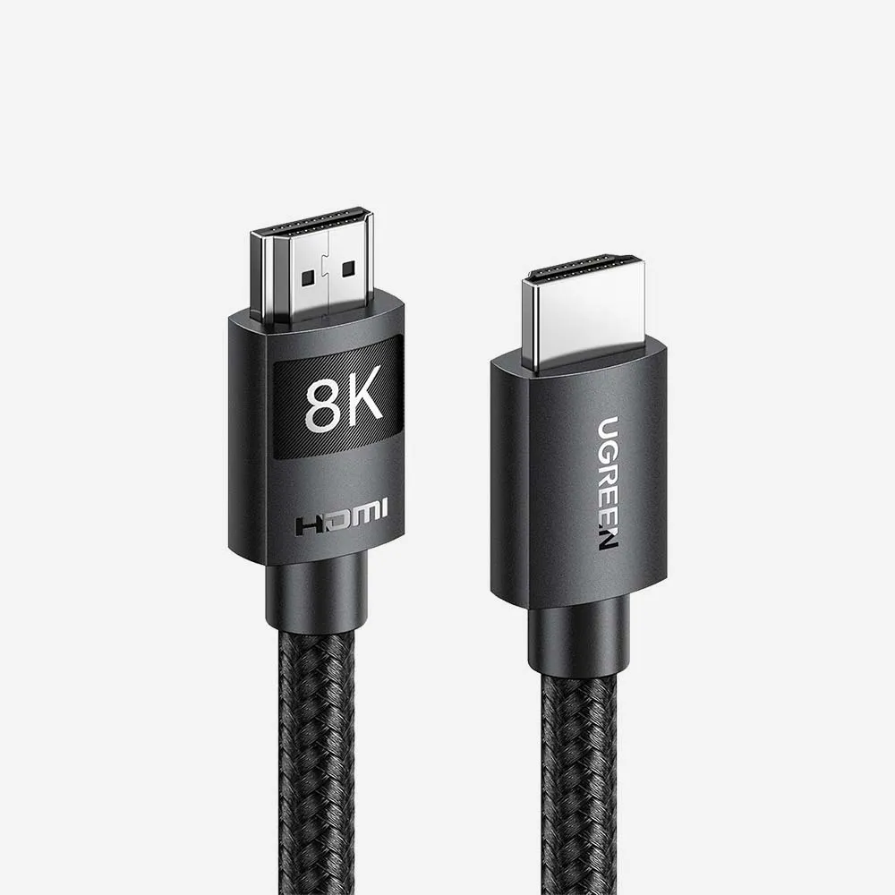 [80405] UGREEN 80405 HD150 8K HDMI Cable Male to Male Braided Black 5M Black