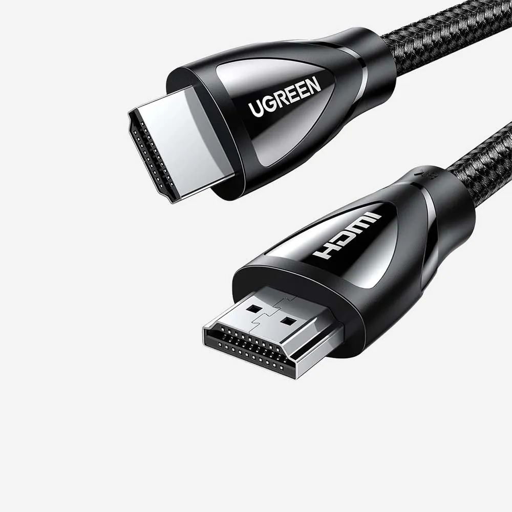 [80405] UGREEN 80405 HD150 8K HDMI Cable Male to Male Braided Black 5M Black