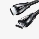 UGREEN 80405 HD150 8K HDMI Cable Male to Male Braided Black 5M Black