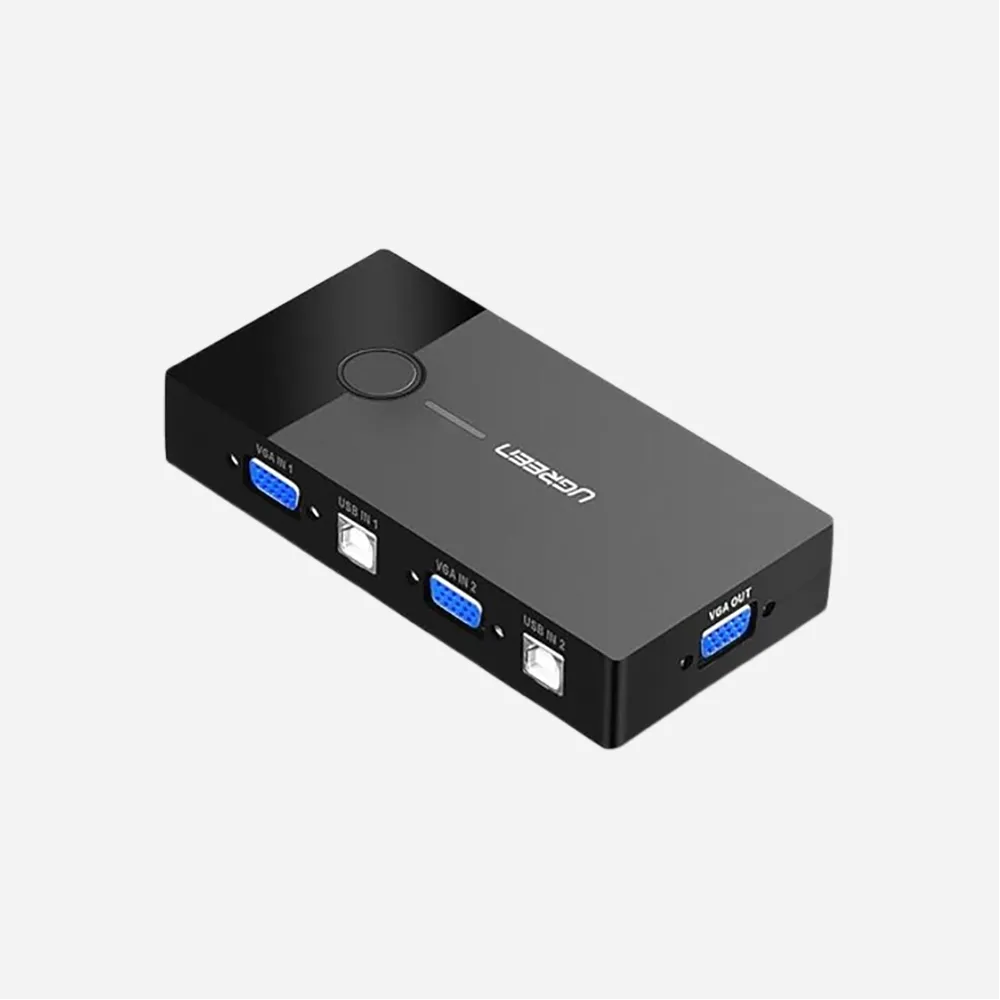 [30357] UGREEN USB 2.0 Switch 2 In 4 Output USB KVM Switch -30357