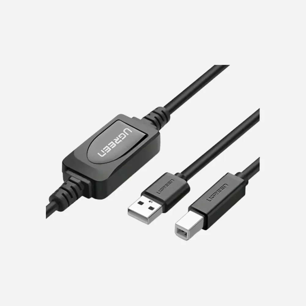 [10374] UGREEN 10m USB-A to USB-B Printer Cable Black (10374)