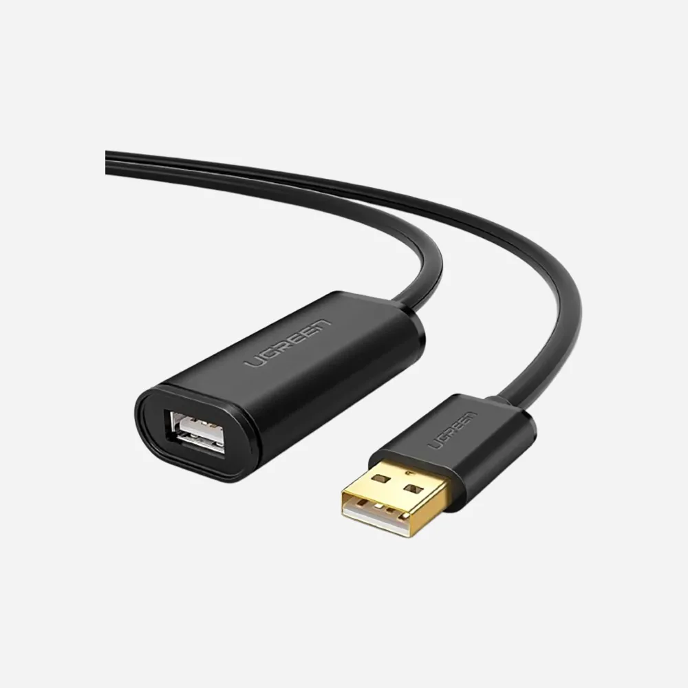 UGREEN 10324 USB 2.0 Active Extension Cable USB-A Male to Female 20m with Chipset Black