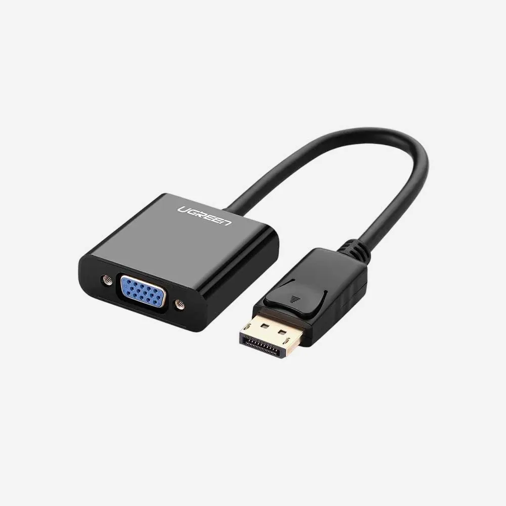 UGREEN 20415 CM455-DP Male to VGA Female Converter Black
