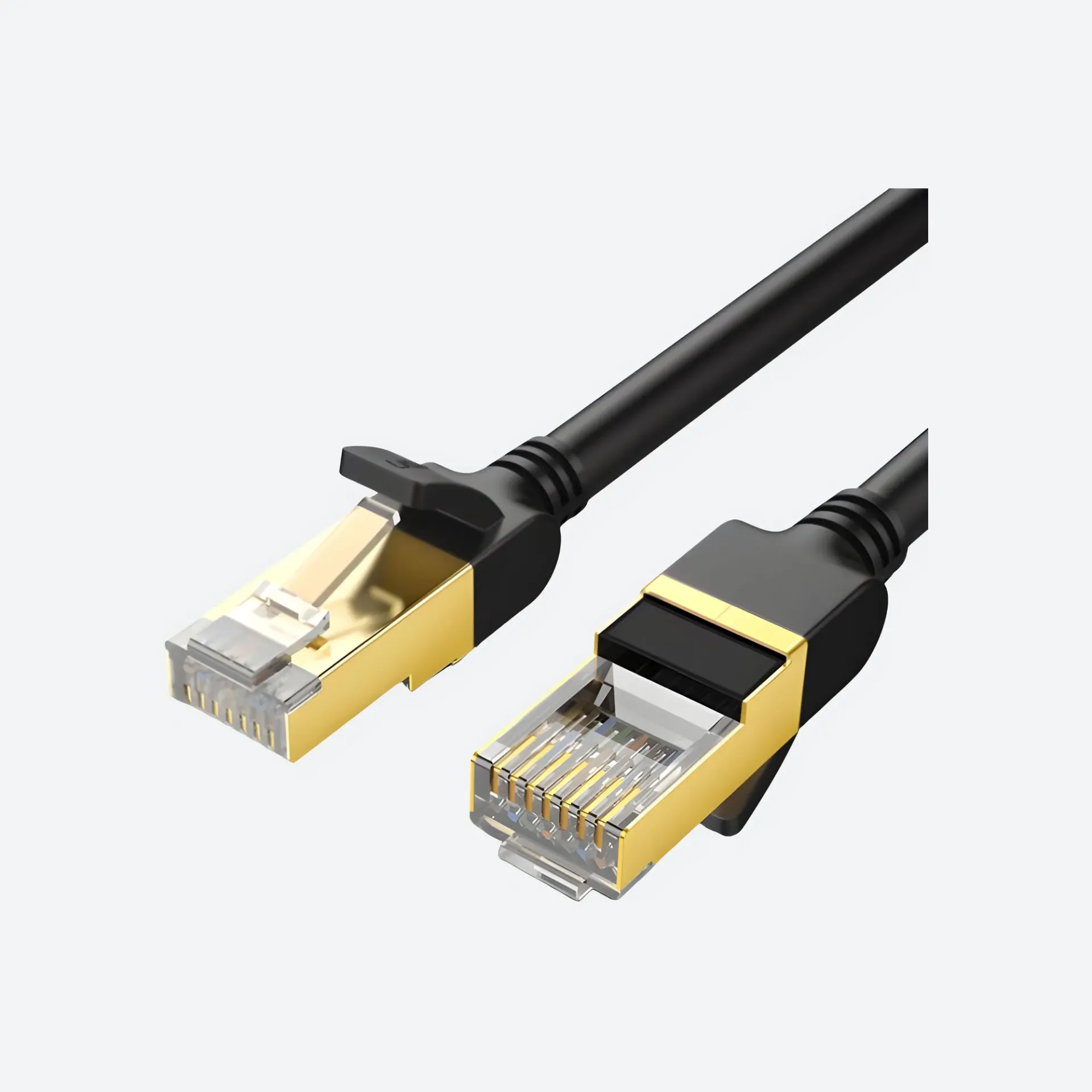 [11270] UGREEN NW107 Cat 7 F/FTP LAN Cable 3M Black - 11270
