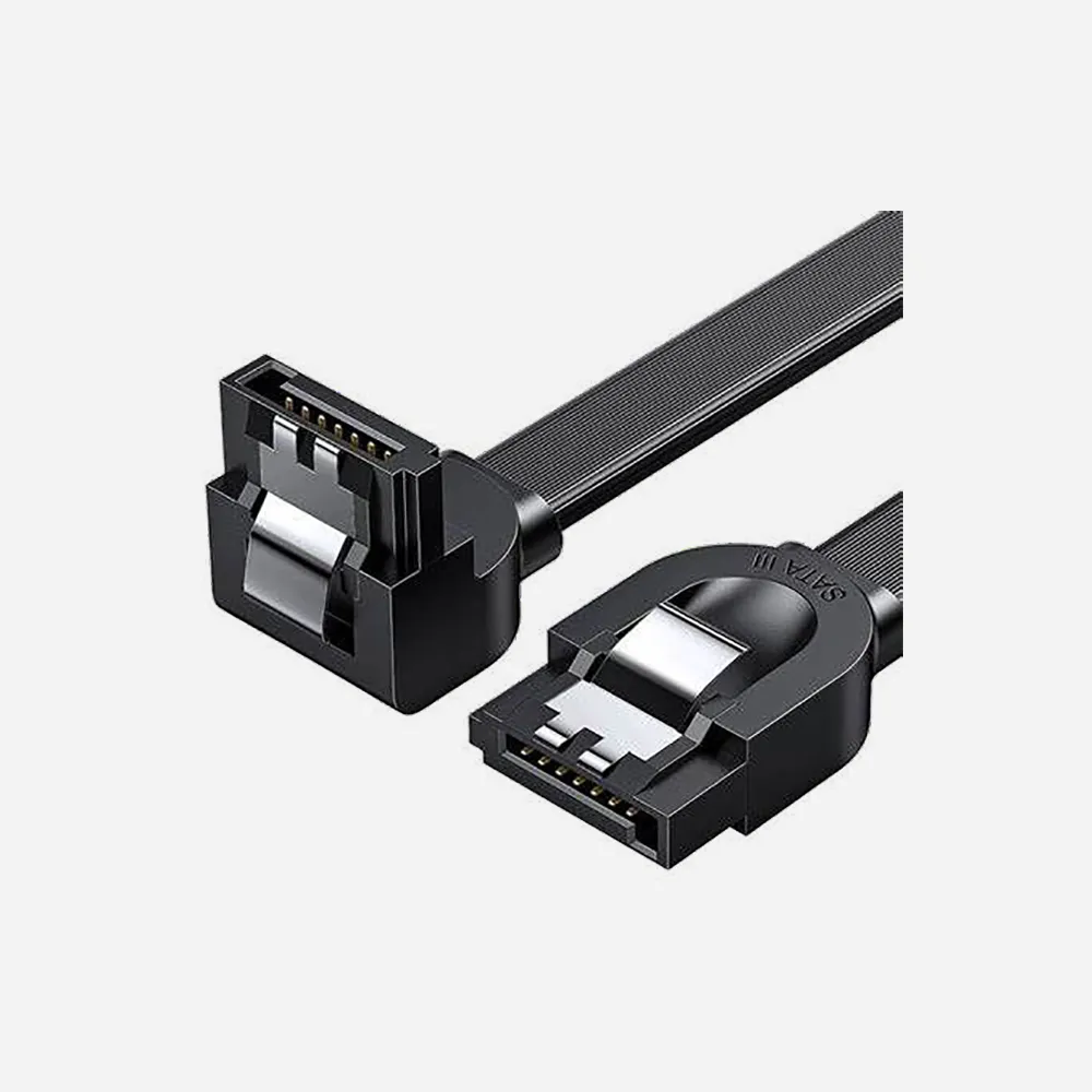 [30797] UGREEN US217 Angled SATA3-Data Cable 0.5M Black-30797