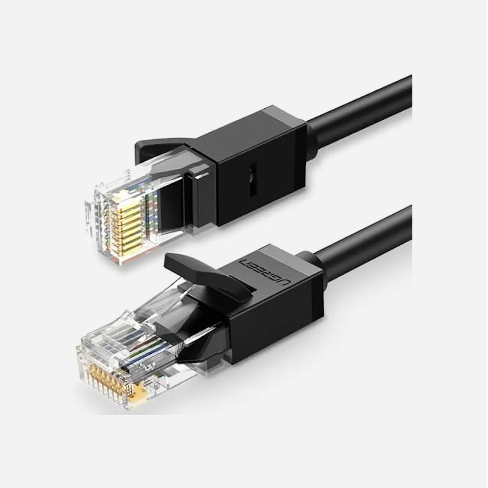 UGREEN NW101 Cat 6 U/UTP 3m Pure Copper Ethernet Cable Black (50193)