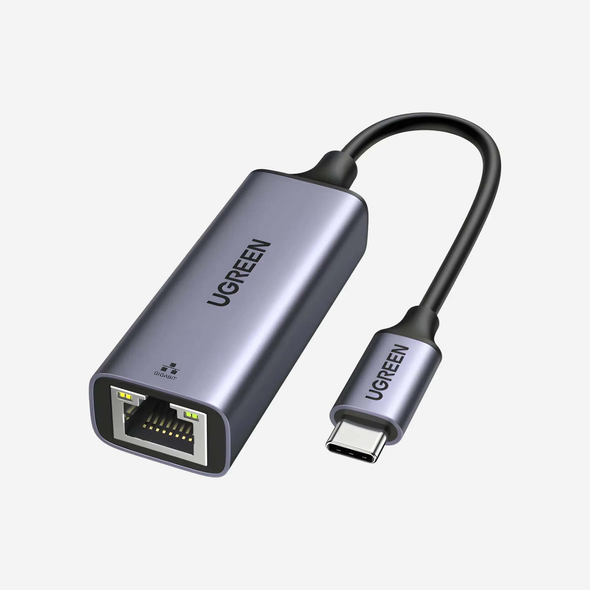 [50737] UGREEN 50737 CM199 USB-C to Ethernet Adapter Gray