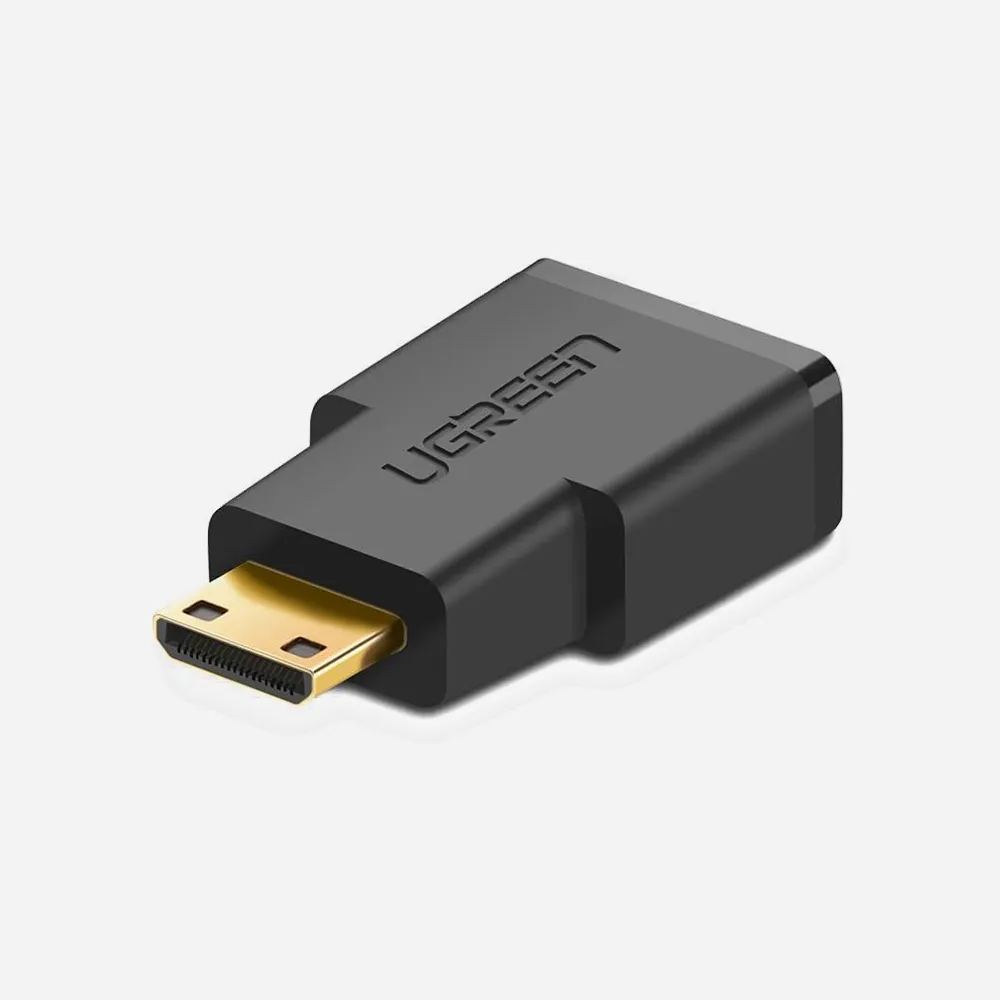 [20101] UGREEN Mini HDMI Male to HDMI Female Adapter Black (20101)