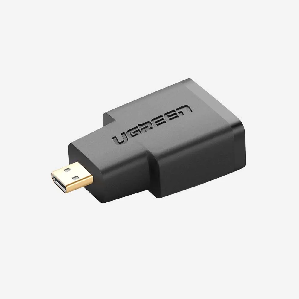 [20106] UGREEN 20106 Micro HDMI Male to HDMI Female Adapter Black