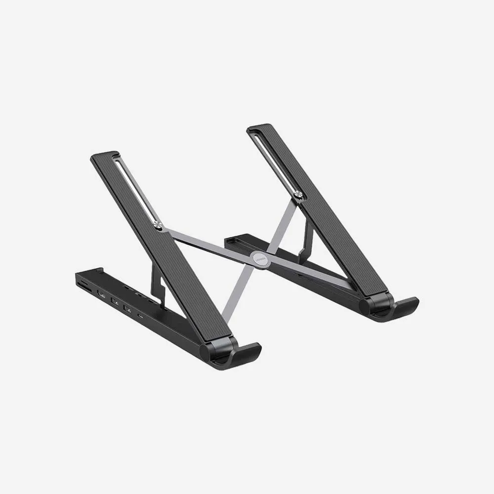 UGREEN 80551 CM359 5-in-1 4K 30Hz 1 USB-C to 2xUSB3+HDMI+SD+TF C Reader Laptop Adaptor Docking Station&Stand