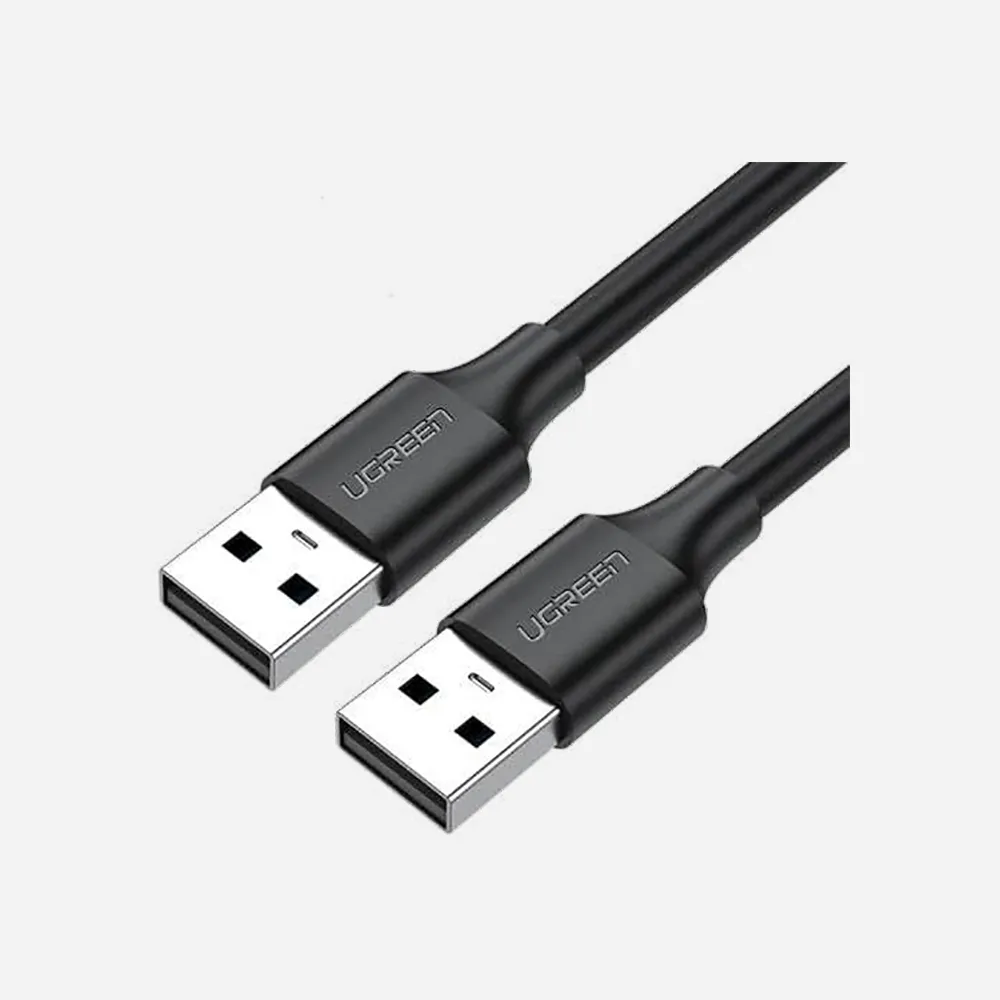[10309] UGREEN US102 1m USB-A Male to USB-A Male Cable Black (10309)