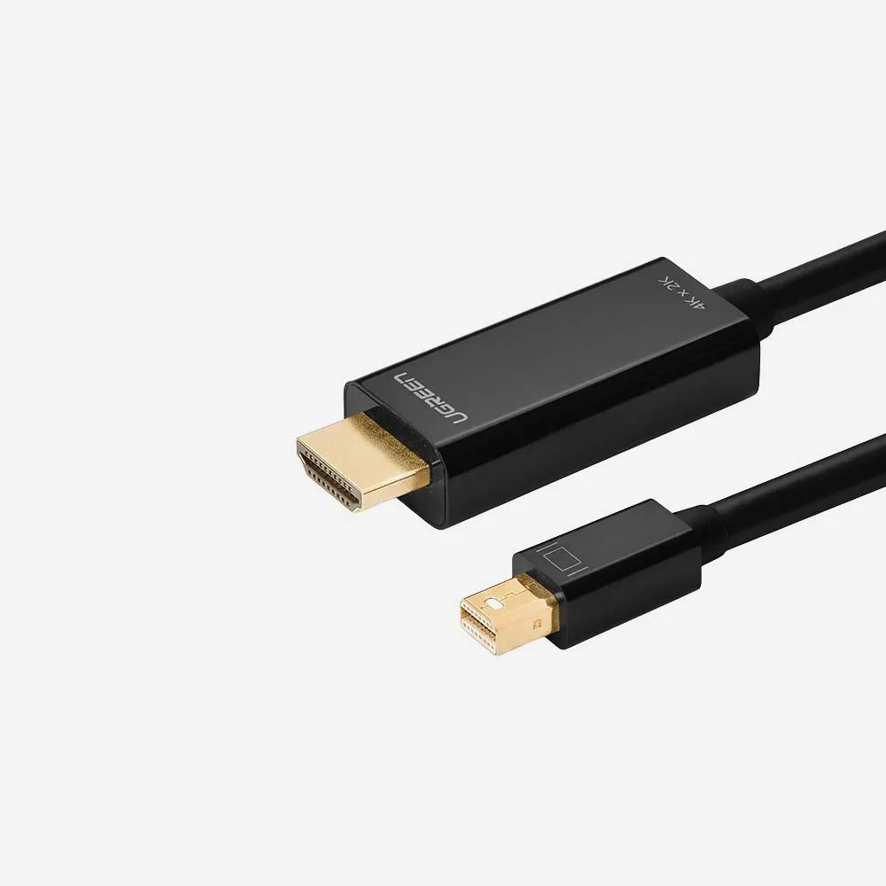 [20848] UGREEN 20848 MD101 1.4m Mini DP to HDMI Cable Black