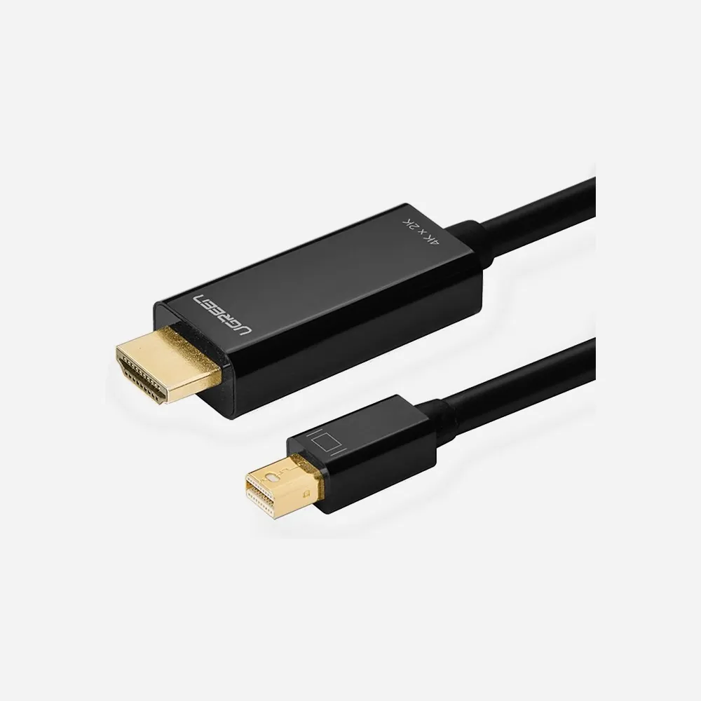 [20848] UGREEN 20848 MD101 1.4m Mini DP to HDMI Cable Black
