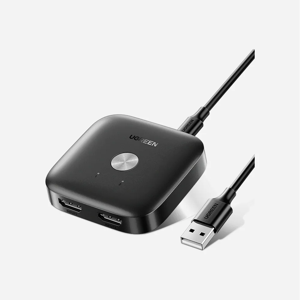 [80126] UGREEN HDMI Switch 2-in-1 4K 60Hz HDMI Splitter CM333 - 80126