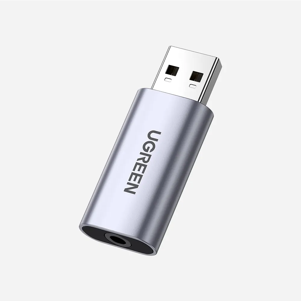UGREEN 80864 CM383 USB 2.0 to 3.5mm-Audio Adapter